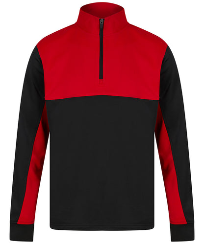 Men's Custom Printed Zip-Up Quarter Zip Tracksuit Top