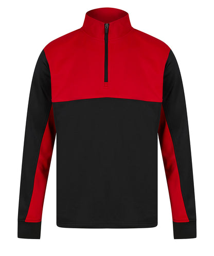 Kids Custom Printed Zip-Up Quarter Zip Tracksuit Top