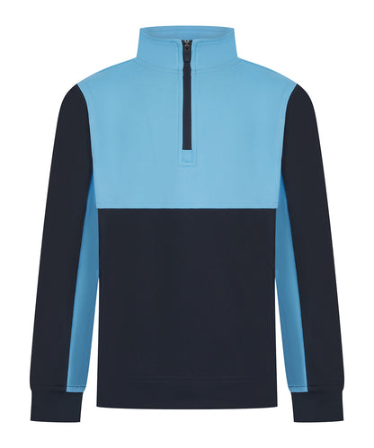 Kids Custom Printed Zip-Up Quarter Zip Tracksuit Top