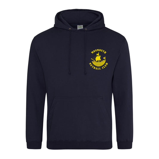Monmouth Netball Club Adults Hoodie - Navy