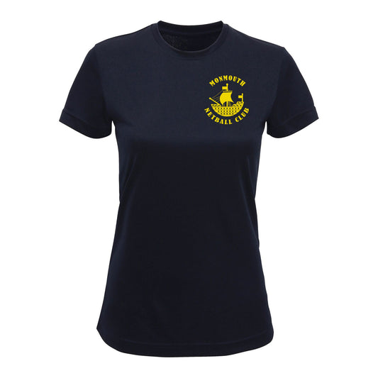 Monmouth Netball Club Ladies T-Shirt - Navy