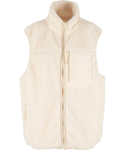Bonded sherpa vest
