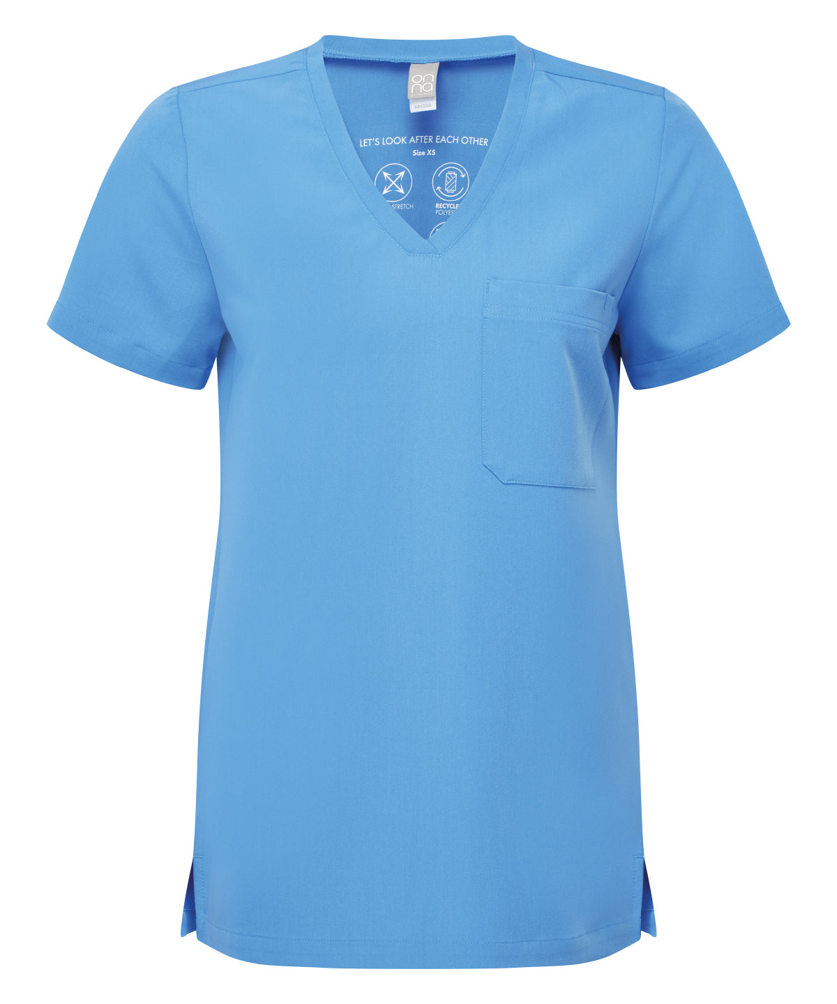 Women's Custom Printed or Embroidered Organic Recycled Healthcare Tunic