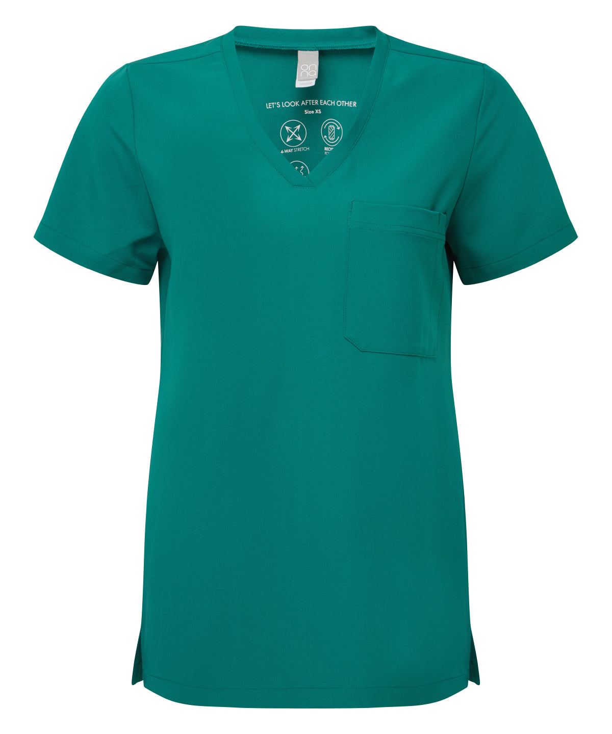Women's Custom Printed or Embroidered Organic Recycled Healthcare Tunic