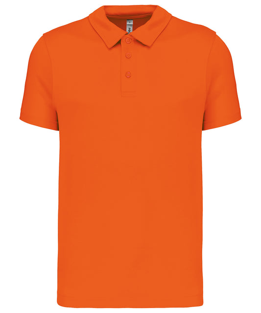 Men's Custom Printed or Embroidered Performance Polyester Polo Shirt