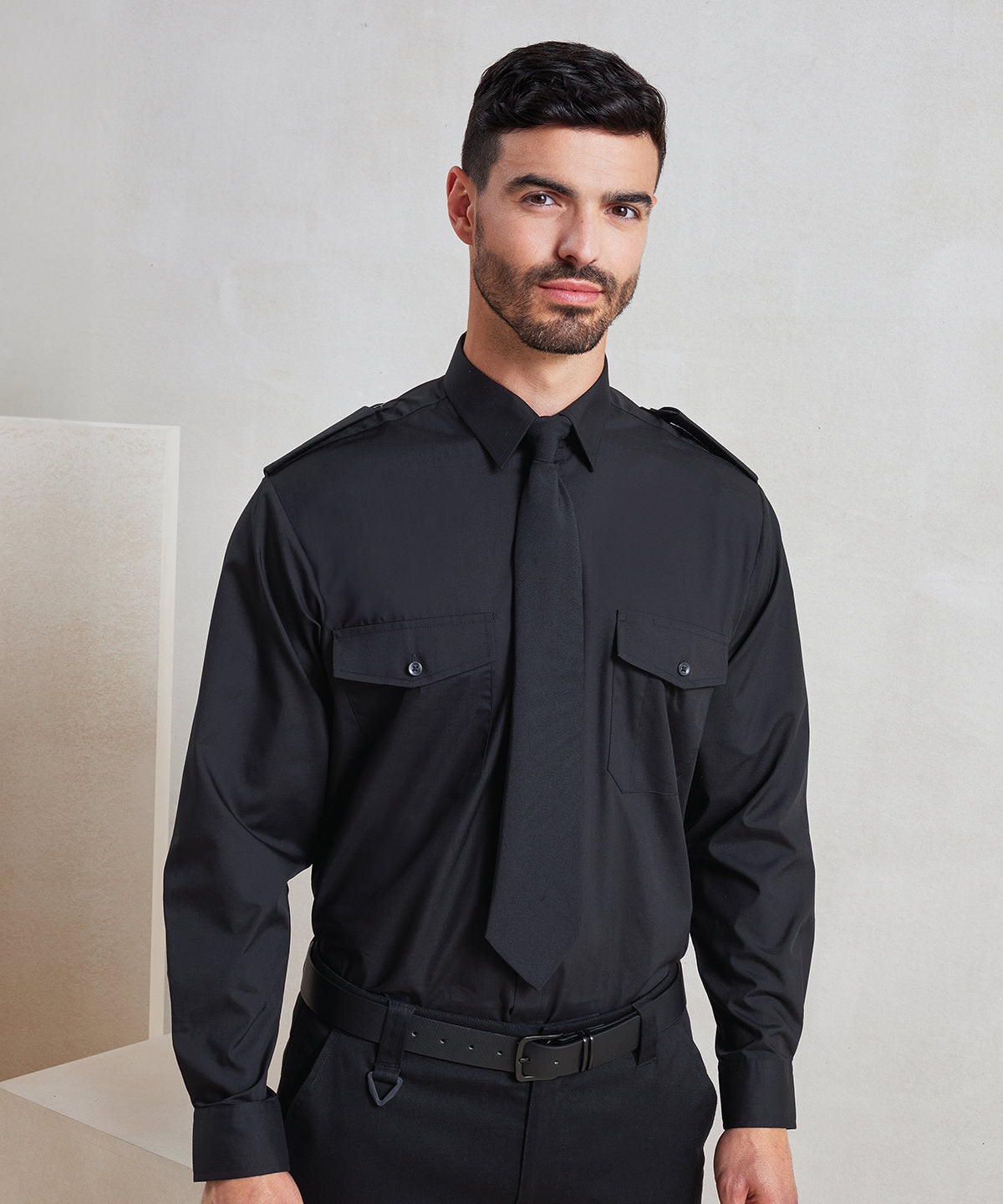 Men's Custom Printed or Embroidered Long Sleeve Workwear Shirt