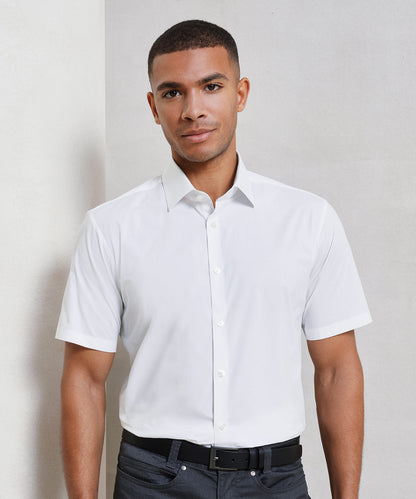 Men's Custom Printed or Embroidered Short Sleeve Cotton Workwear Shirt