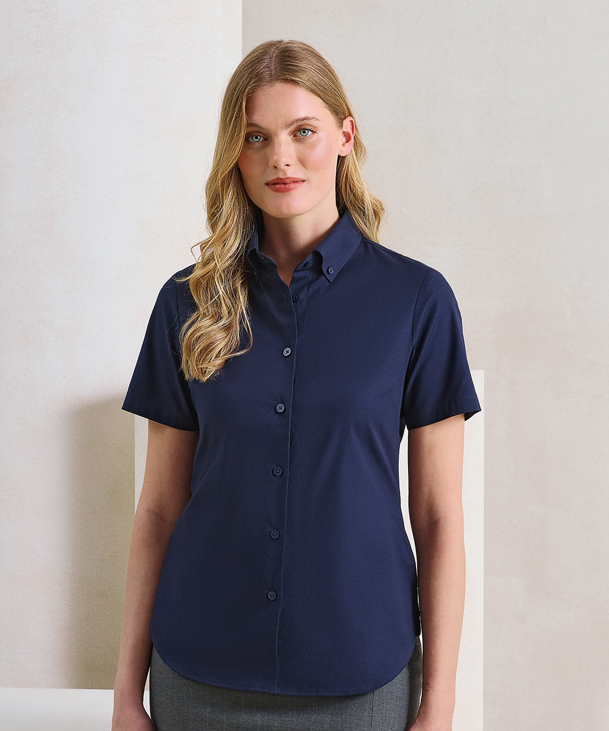 Women's Custom Printed or Embroidered Organic Performance Workwear Shirt