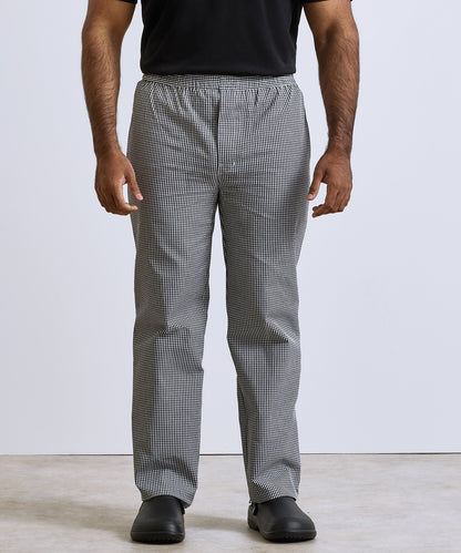 Custom Printed Zip-Up Chef Workwear Trousers