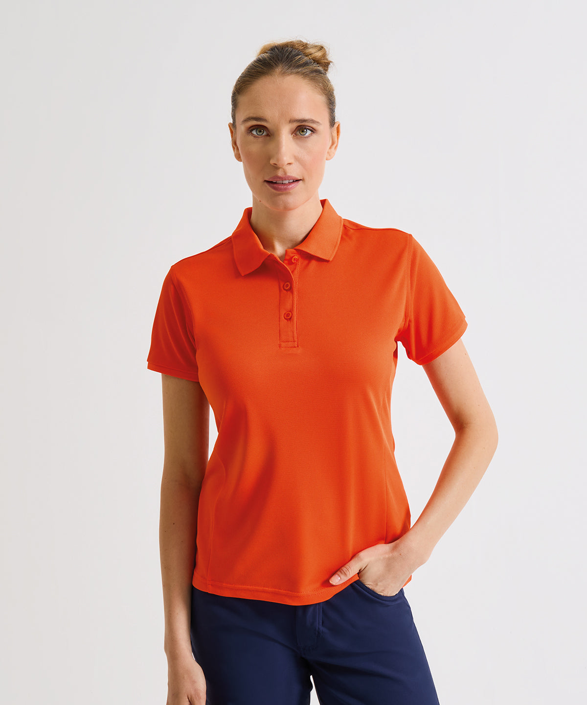 Women's Custom Printed or Embroidered Performance Polo Shirt