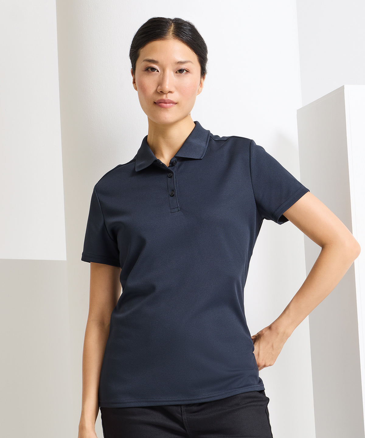 Women's Custom Printed or Embroidered Organic Recycled Polo Shirt