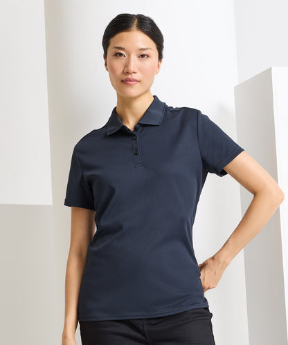 Women's Custom Printed or Embroidered Organic Recycled Polo Shirt