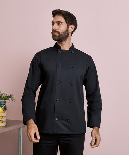 Custom Printed or Embroidered Long Sleeve Chef Chef Jacket