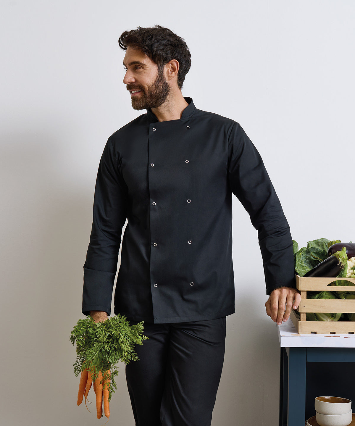 Custom Printed or Embroidered Long Sleeve Chef Chef Jacket