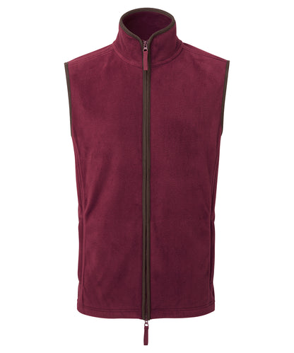 Men's Custom Printed or Embroidered Lightweight Zip-Up Body Warmer