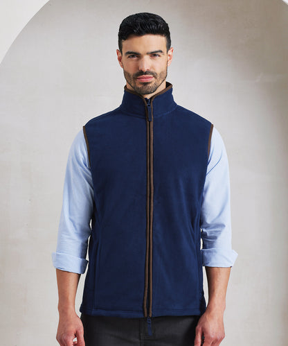 Men's Custom Printed or Embroidered Lightweight Zip-Up Body Warmer