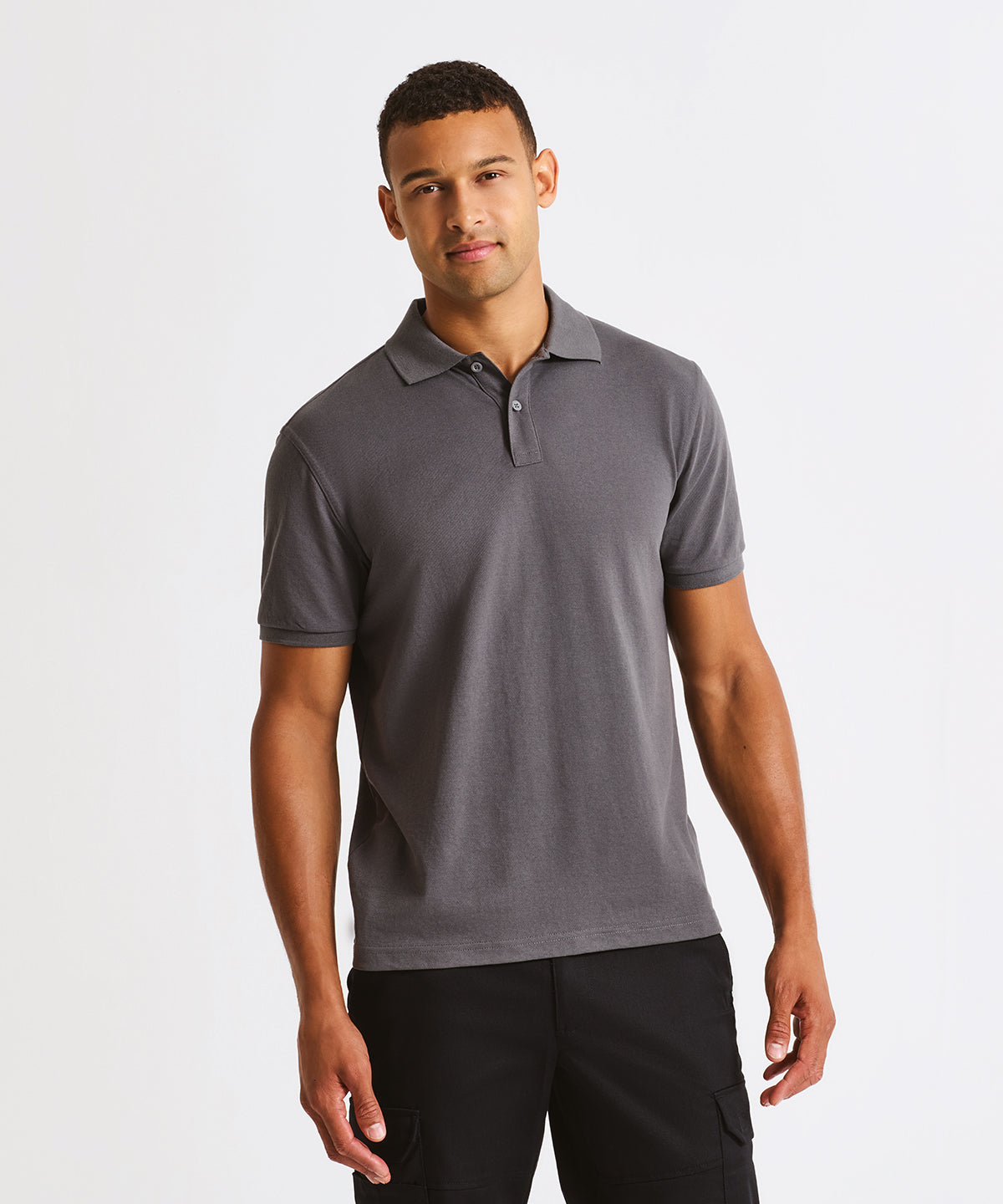 Men's Custom Printed or Embroidered Heavyweight Short Sleeve Polo Shirt