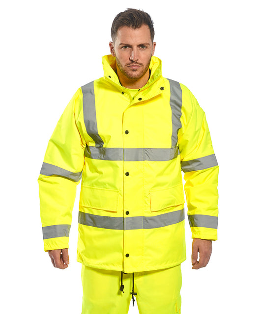 Unisex Custom Printed or Embroidered Hi-Vis Waterproof Jacket