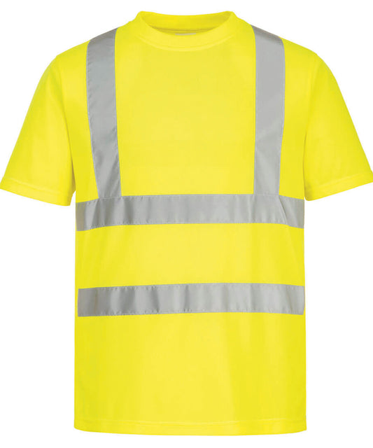 Men's Custom Printed Hi-Vis Organic T-Shirt