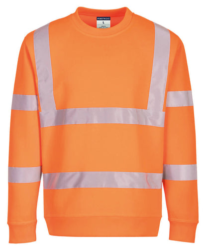 Men's Custom Printed or Embroidered Hi-Vis Organic Sweatshirt