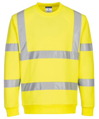 Men's Custom Printed or Embroidered Hi-Vis Organic Sweatshirt