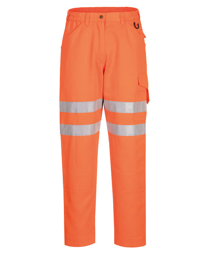 Custom Printed Hi-Vis Organic Workwear Trousers