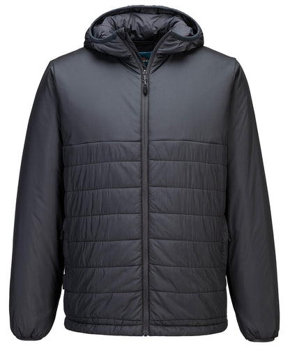 Professional hooded insulated baffle jacket (S608)