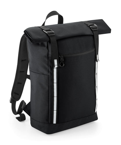 Men's Custom Printed Reflective Zip-Up Backpack