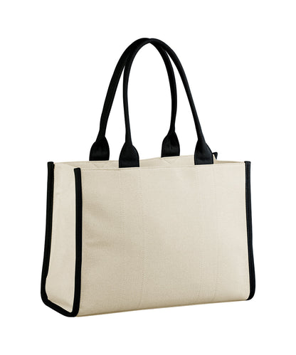 Men's Custom Printed Premium Zip-Up Tote Bag