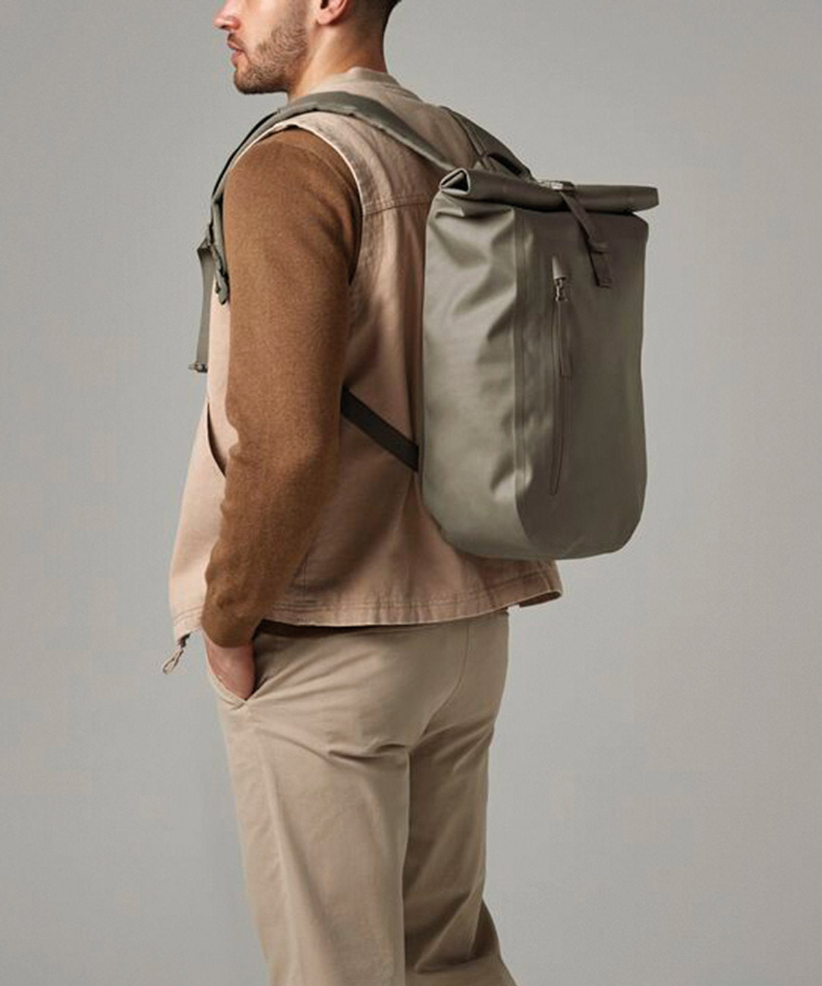 Men's Custom Printed Organic Waterproof Backpack