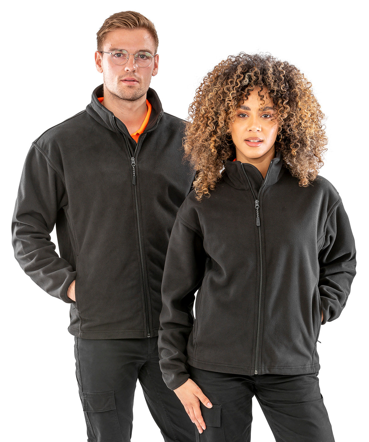 Unisex Custom Printed or Embroidered Fleece Jacket