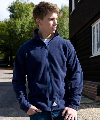 Royal core junior microfleece jacket front view
