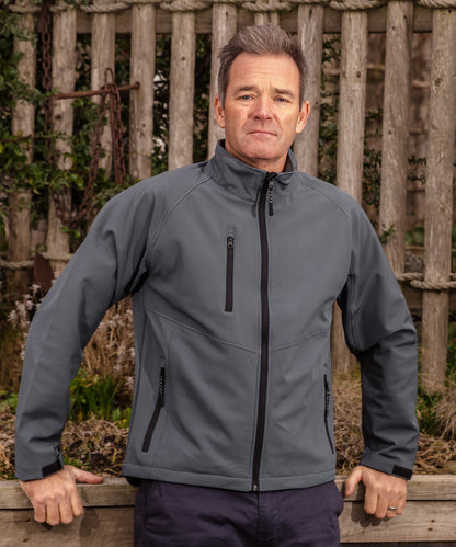 Silver Grey baselayer softshell jacket front view