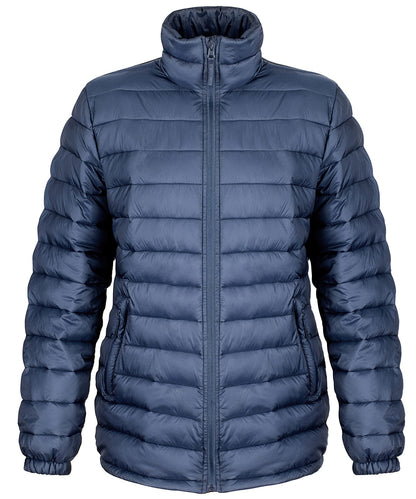 Red Women's ice bird padded jacket front view