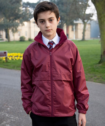 Royal core junior microfleece lined jacket front view