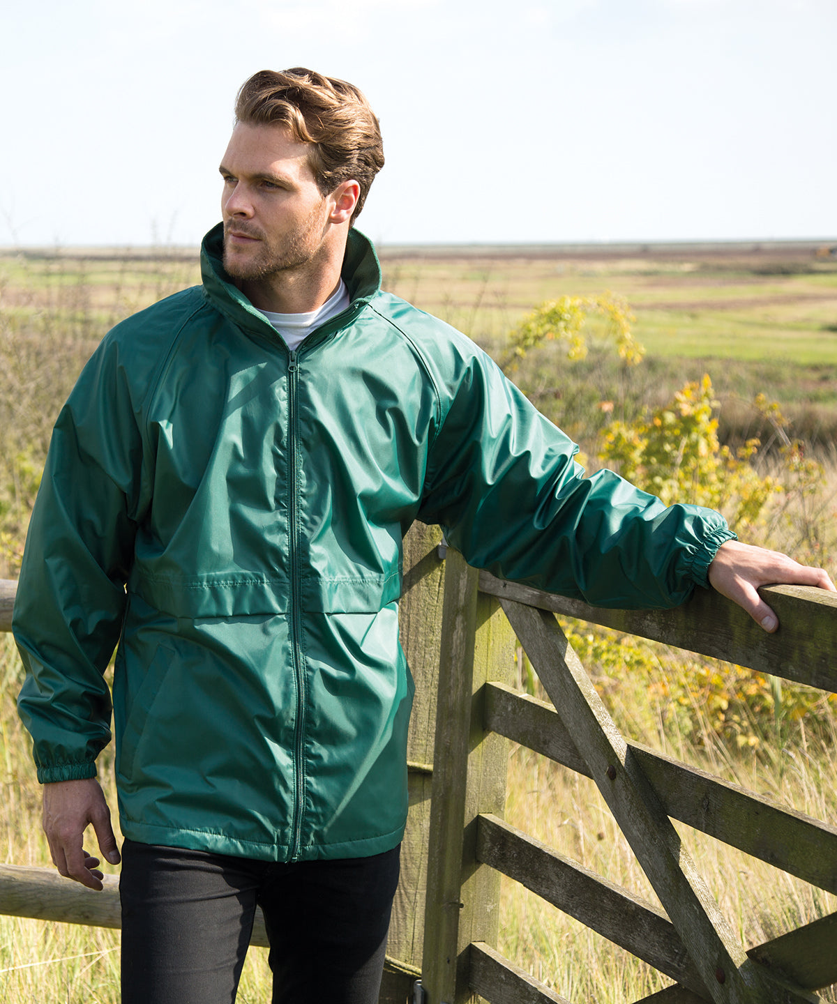 Unisex Custom Printed or Embroidered Waterproof Fleece Jacket