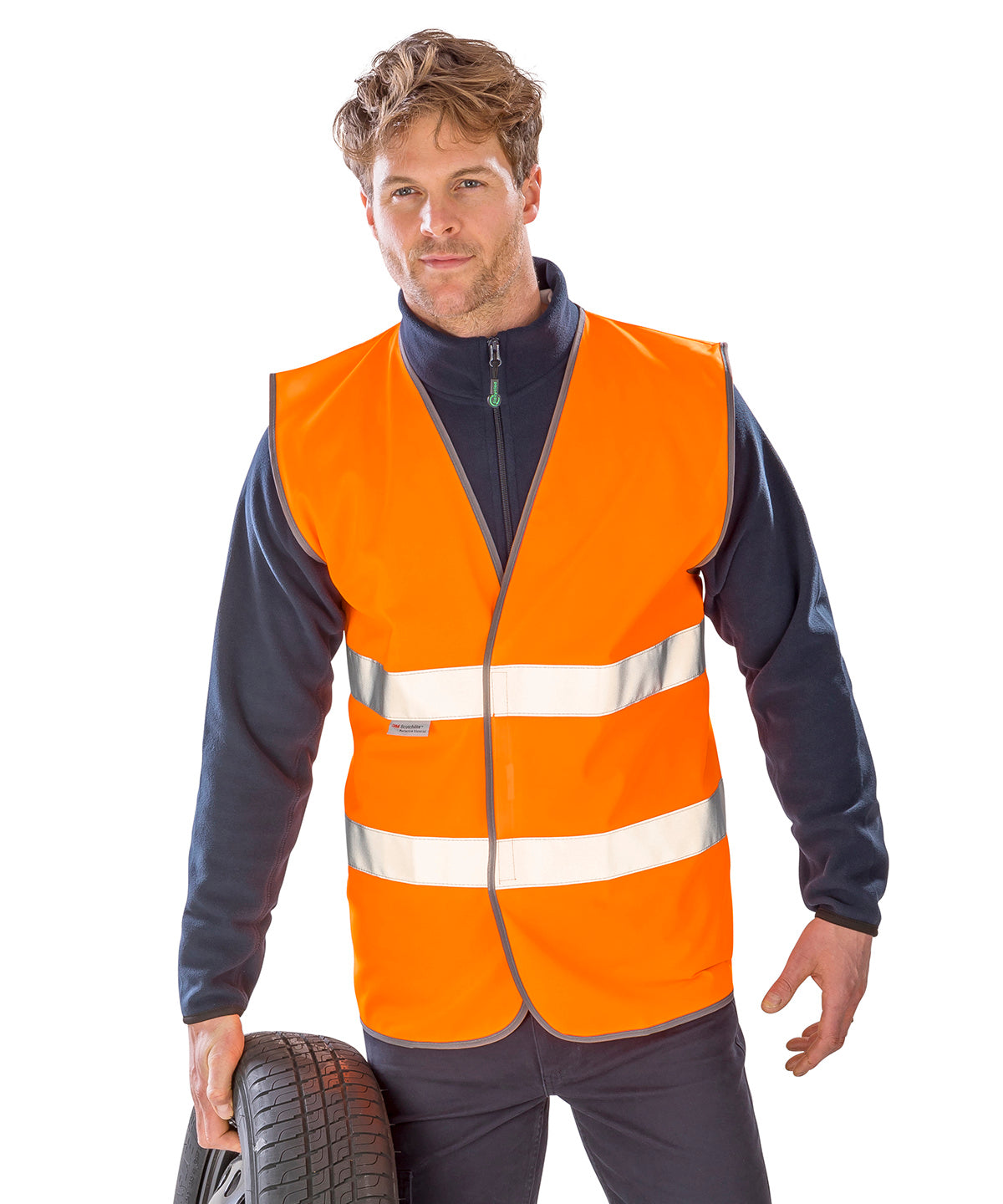 Men's Custom Printed Classic Fit Safety Vest
