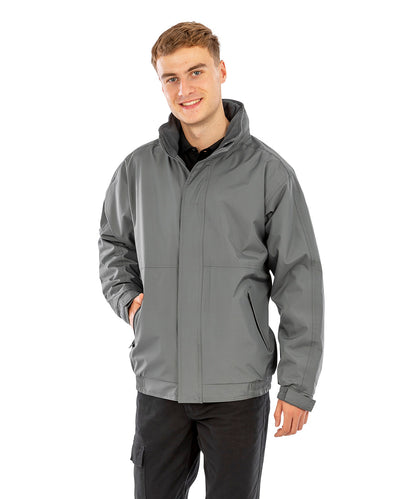 Red core channel jacket front view
