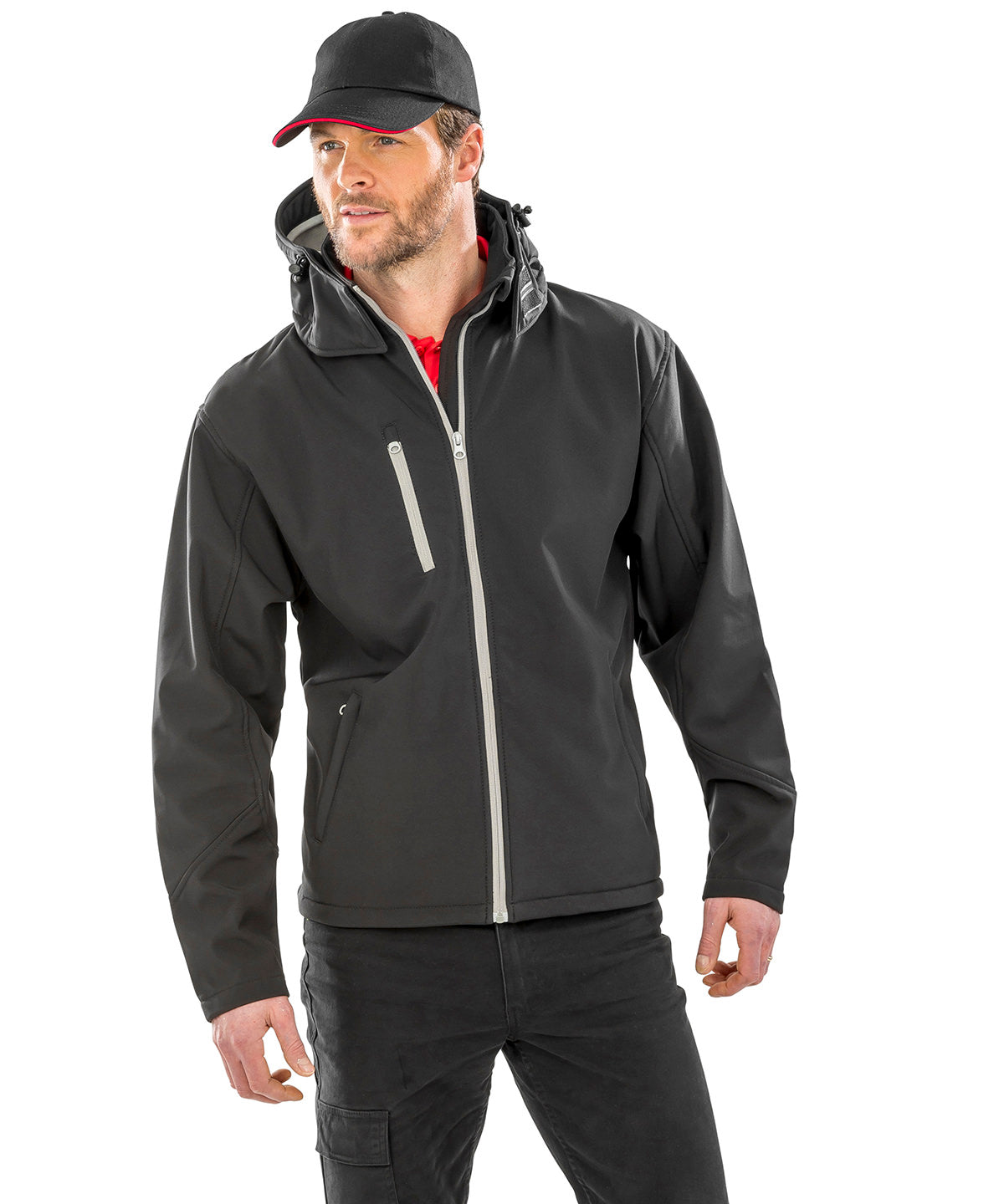 Unisex Custom Printed or Embroidered Softshell Performance Softshell Jacket