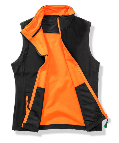 Women's Custom Printed or Embroidered Softshell Body Warmer