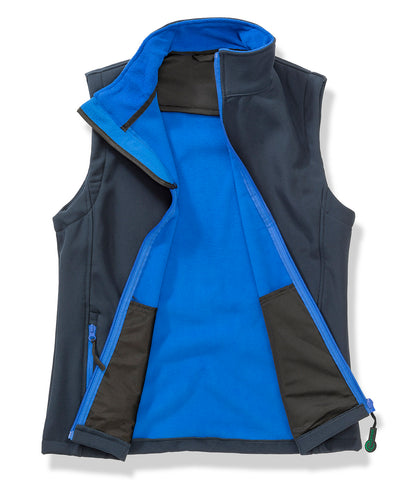 Women's Custom Printed or Embroidered Softshell Body Warmer