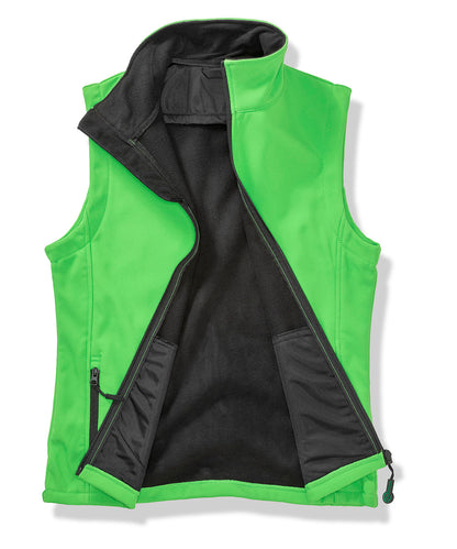 Women's Custom Printed or Embroidered Softshell Body Warmer