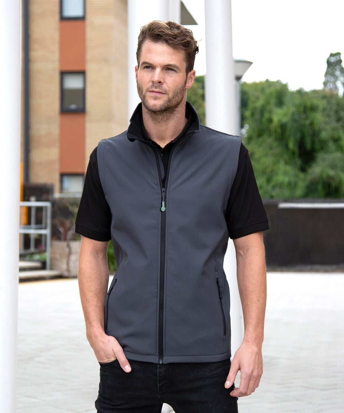 Unisex Custom Printed or Embroidered Softshell Body Warmer