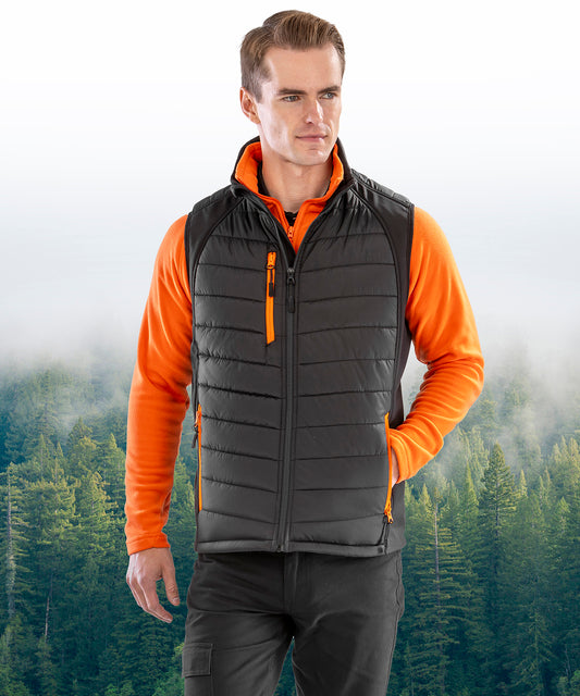 Unisex Custom Printed or Embroidered Organic Softshell Body Warmer