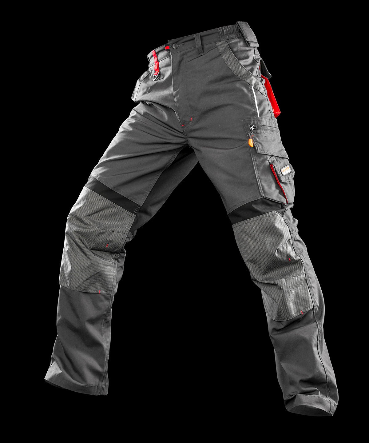 Navy/Black work-guard technical trousers front view