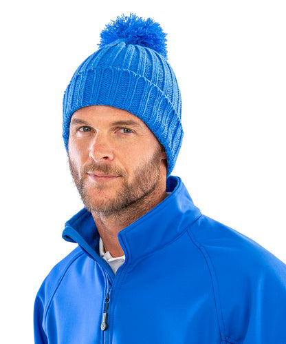 Royal hdi quest knitted hat front view