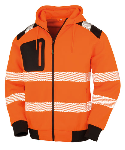 Men's Custom Printed or Embroidered Organic Recycled Zip-Up Hoodie