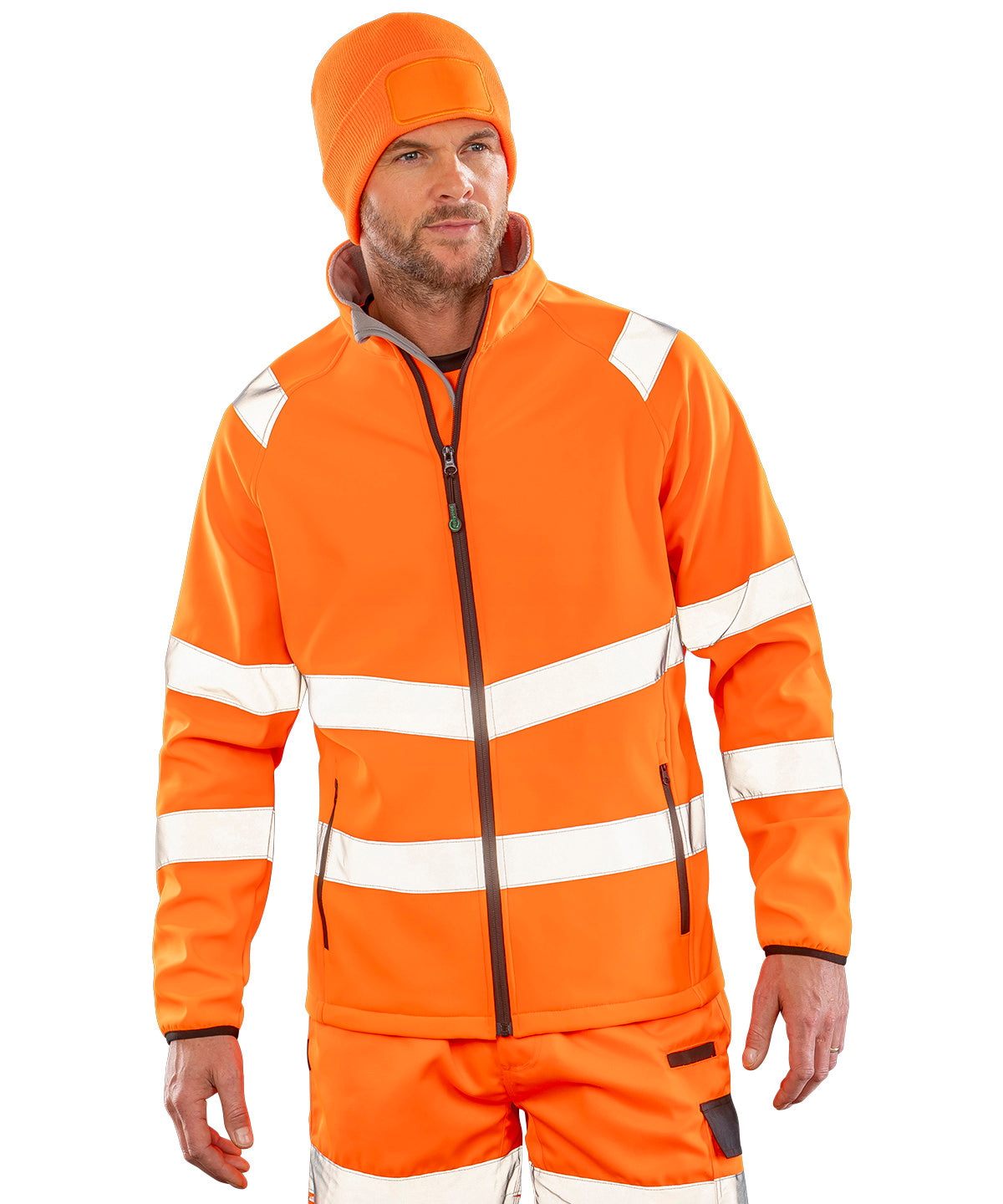 Unisex Custom Printed or Embroidered Organic Recycled Softshell Jacket