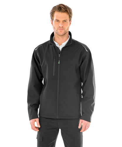 Unisex Custom Printed or Embroidered Organic Recycled Softshell Jacket
