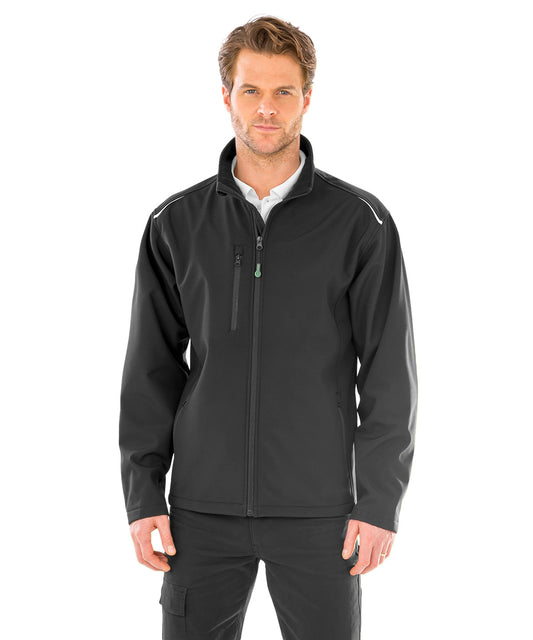 Unisex Custom Printed or Embroidered Organic Recycled Softshell Jacket